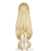 Game Genshin Impact Navia Yellow Wigs Cosplay Accessories Halloween Carnival Props